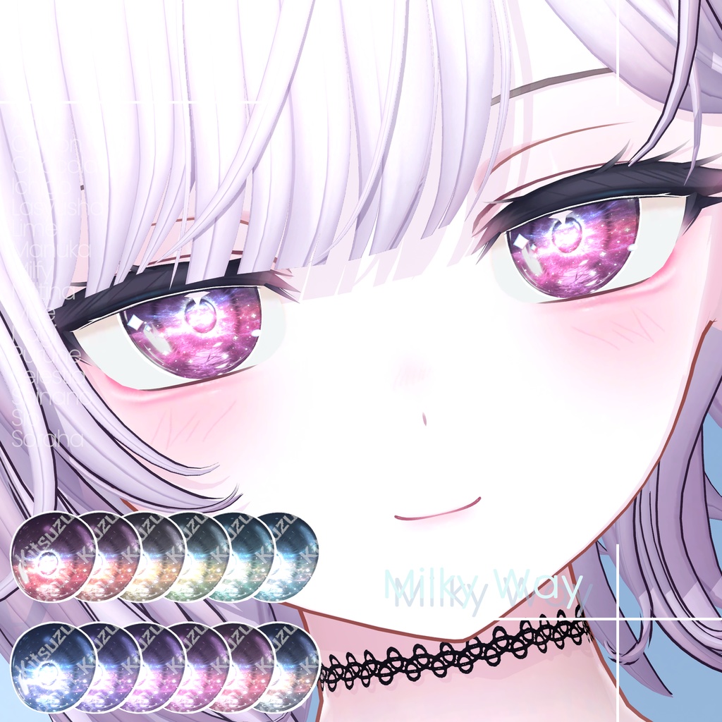 【16 Avatars】 Milky way Eye Textures