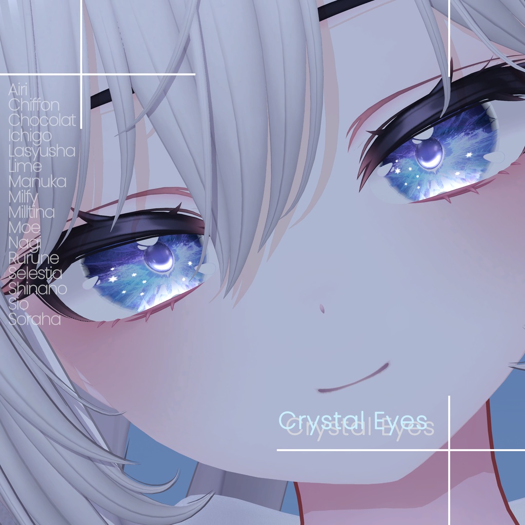 【16 Avatars】 Crystal Eye Textures