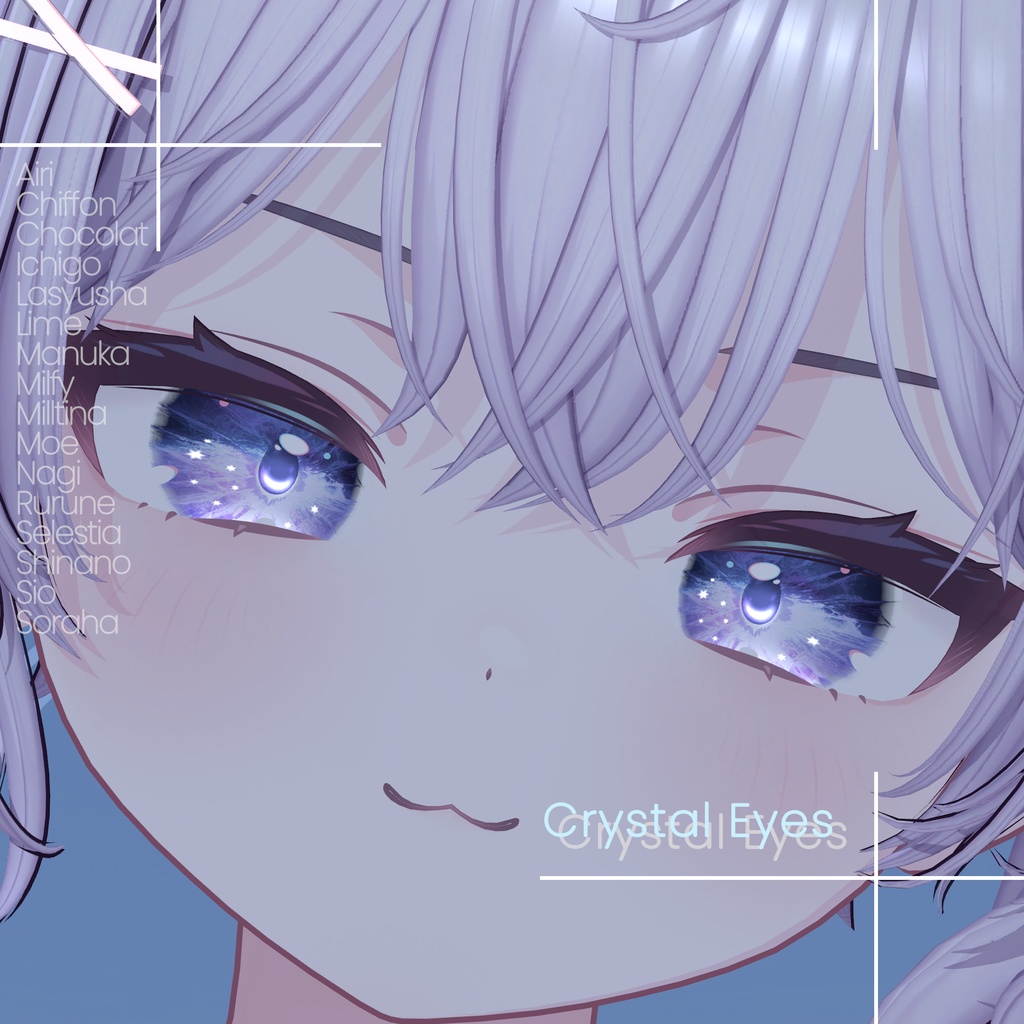 【16 Avatars】 Crystal Eye Textures