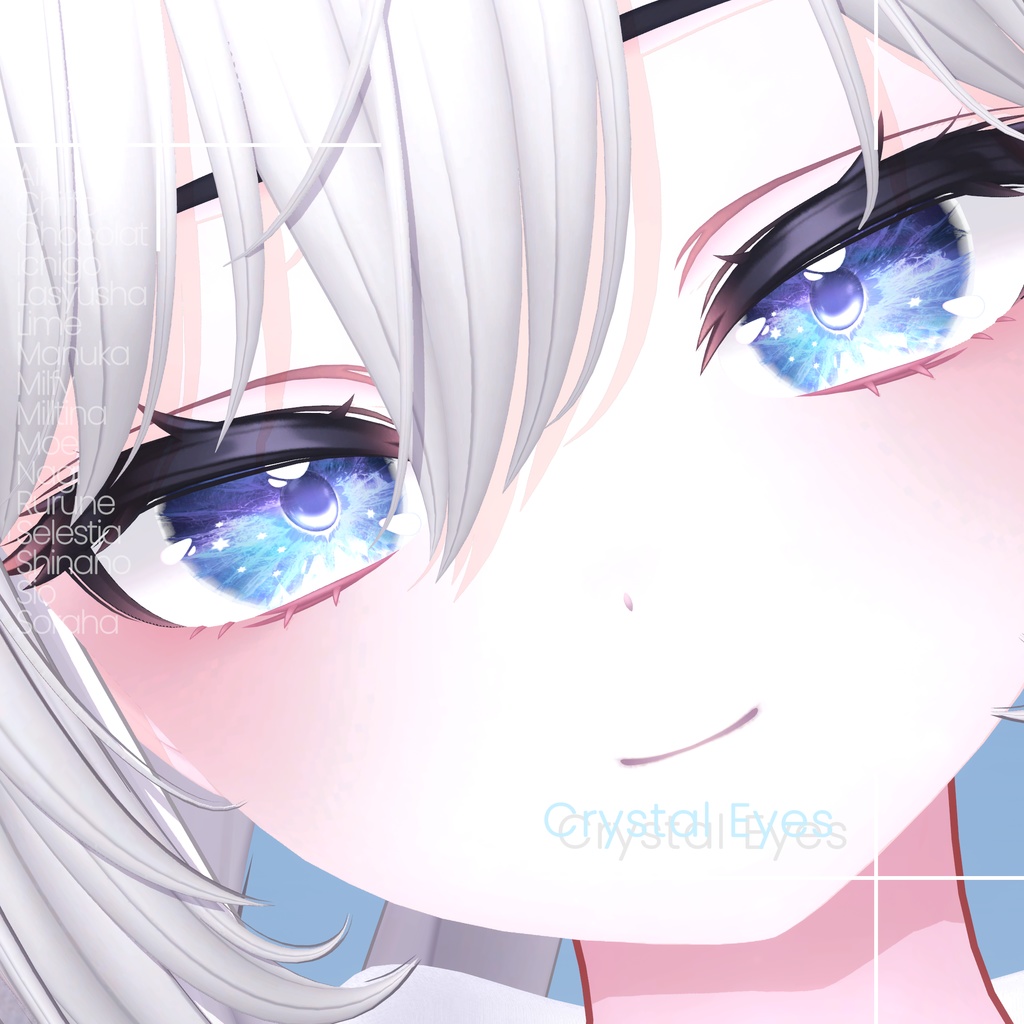 【16 Avatars】 Crystal Eye Textures