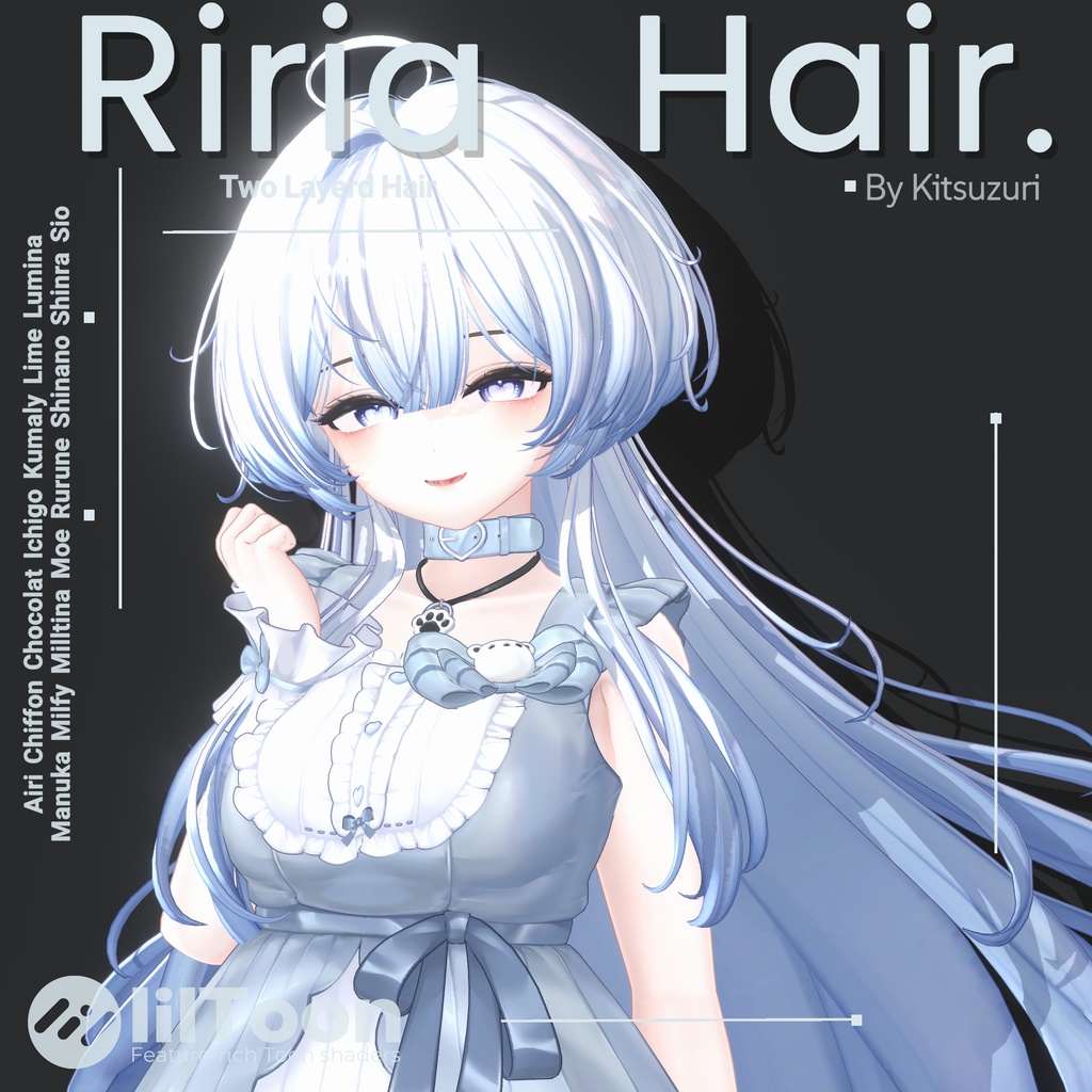 -20% [15 Avatars] Riria Hair 缩略图 9