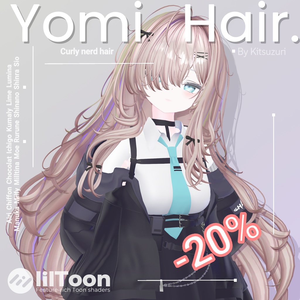 -20% [15 Avatars] Yomi Hair