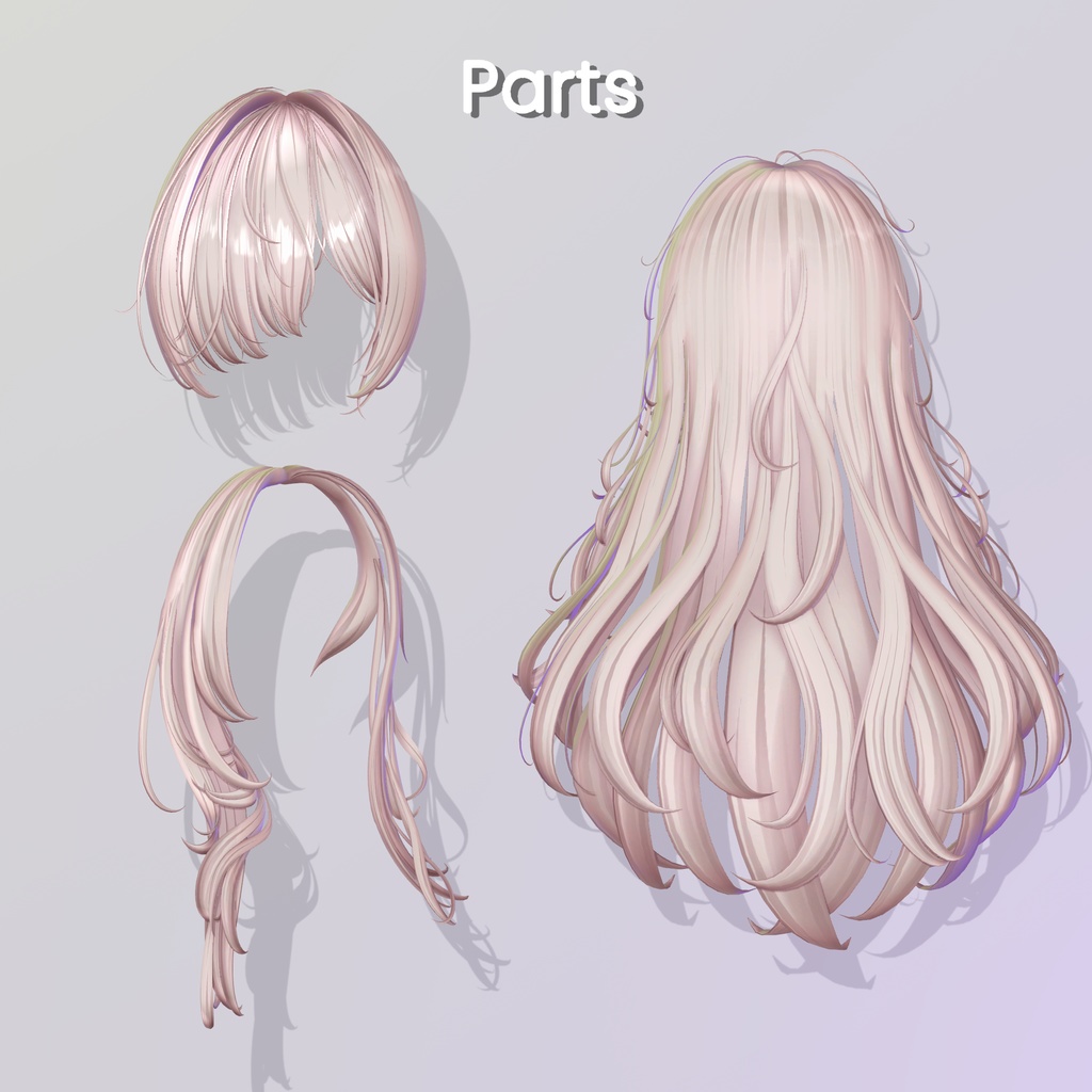 [15 Avatars] Yomi Hair 缩略图 3