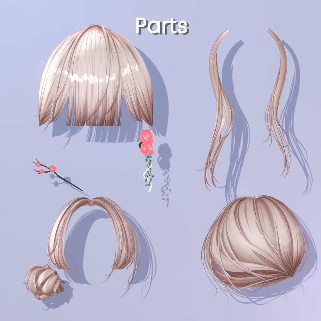 -20% [15 Avatars] Sayo Hair 缩略图 3