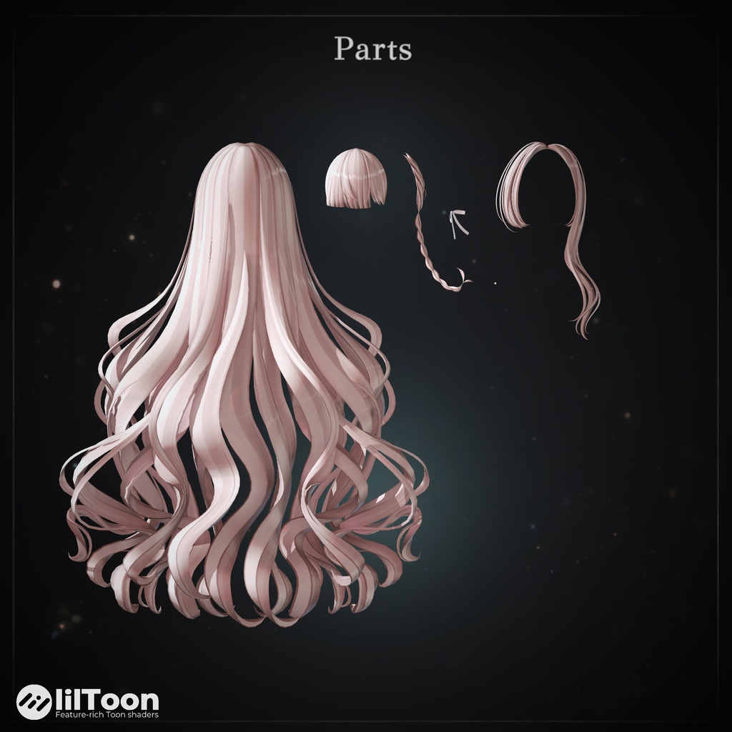 [16 Avatars] Airy Wave Long Hair 缩略图 6