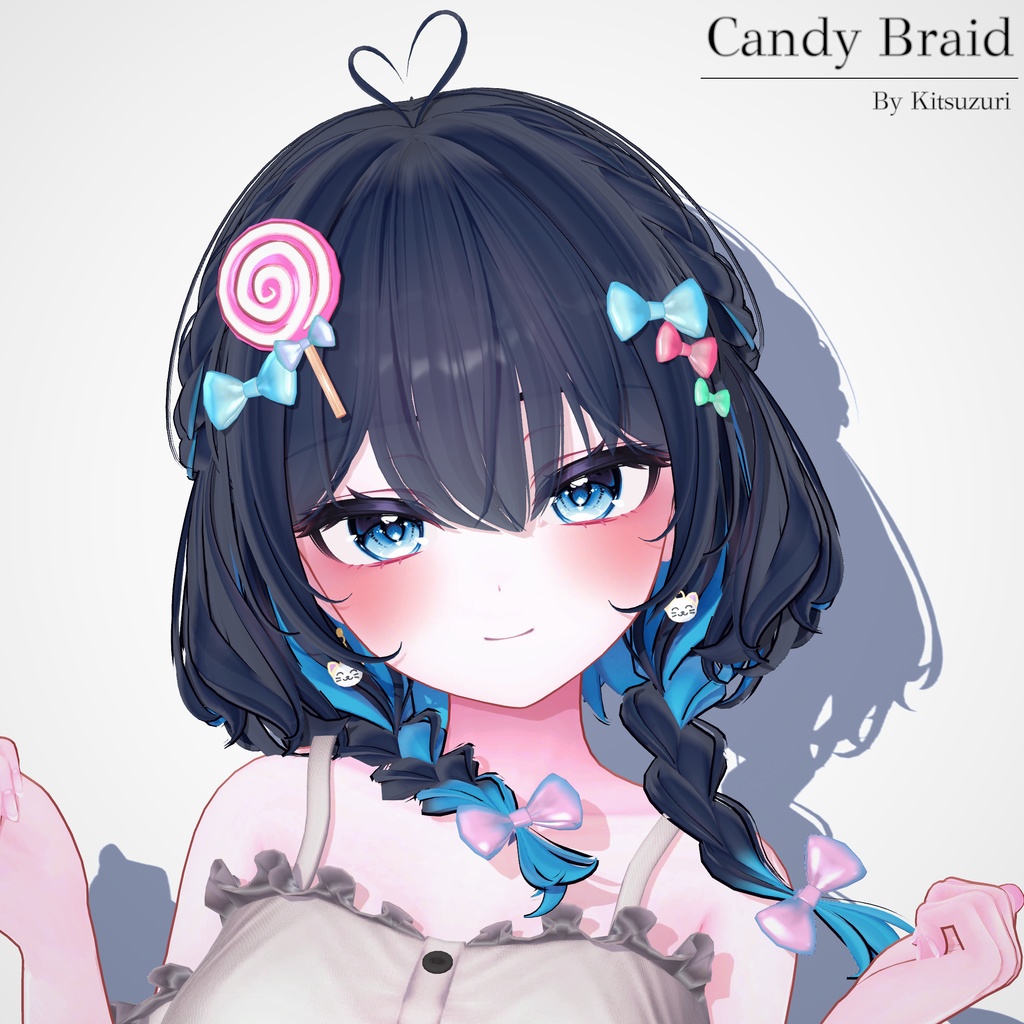 ✨Sale 中✨ [17 Avatars] Candy Braid Hair 缩略图 3
