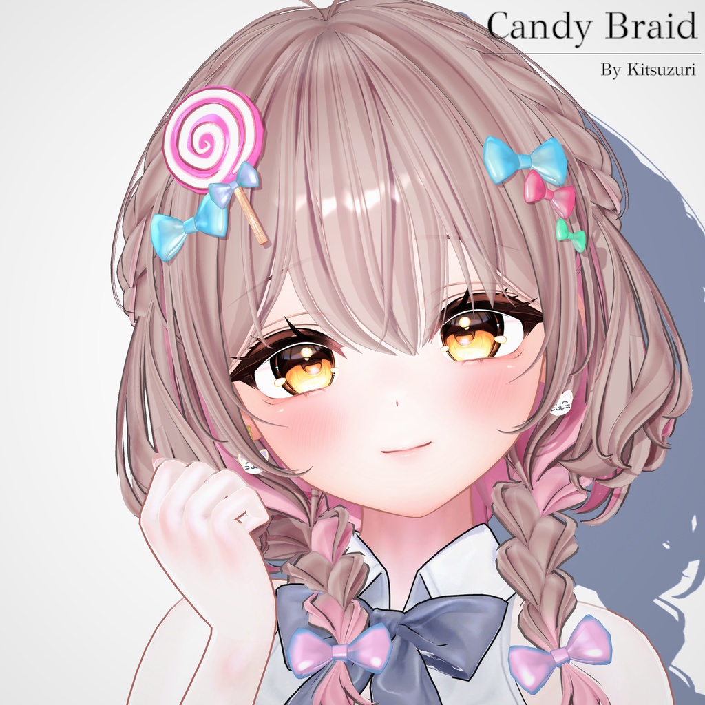 ✨Sale 中✨ [17 Avatars] Candy Braid Hair 缩略图 2