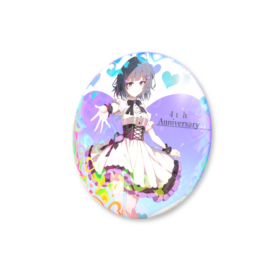 【4周年記念】ホログラム缶バッジ