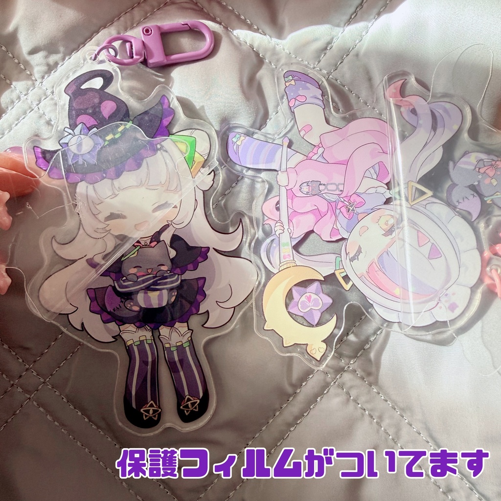 【非公式】シオンちゃん&塩っ子 両面アクキー