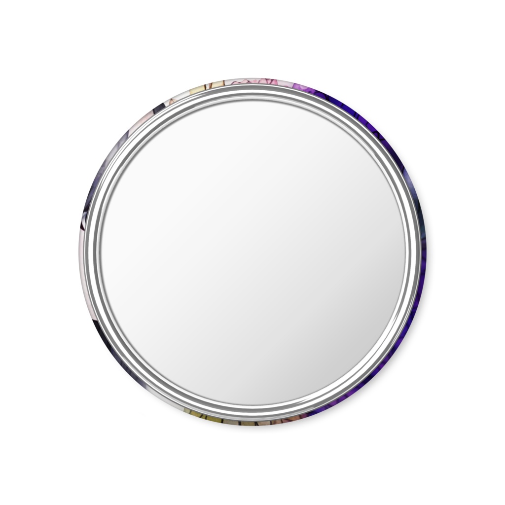 花とレディ【缶ミラー56mm】