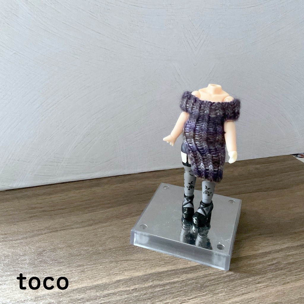 ねんどろいどどーる用ニットワンピース