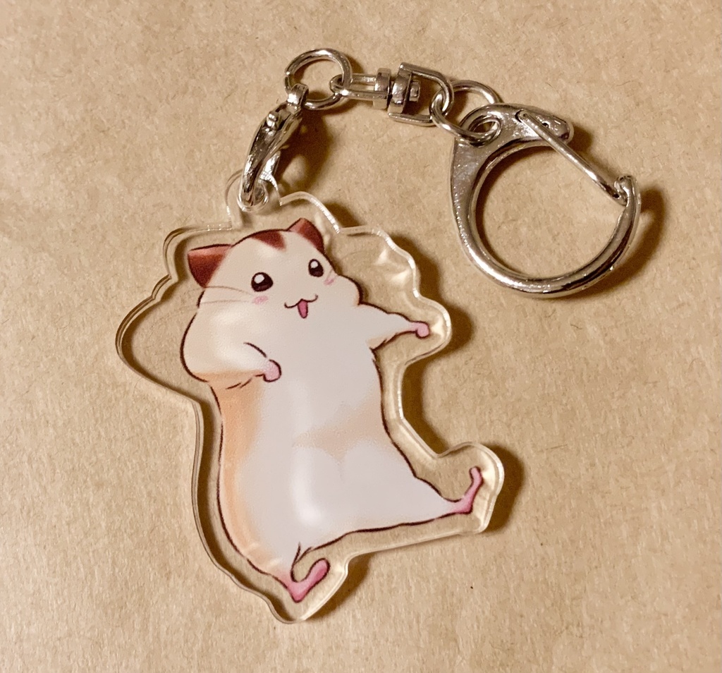 つまめる！ハムちゃんのアクリルキーホルダー