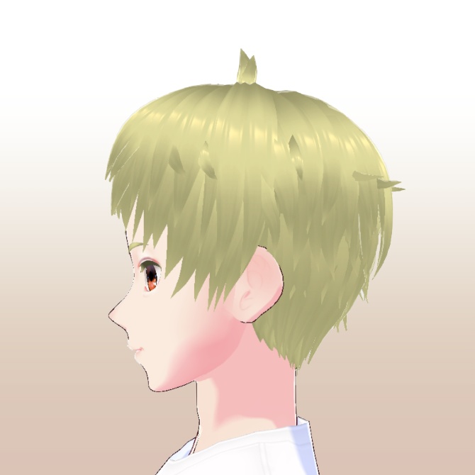 【VRoid正式版】男性用ショートヘア【ヘアプリセット】