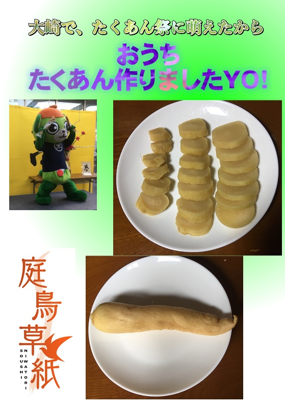大崎でたくあん祭に萌えたからおうちたくあん作りましたYO!