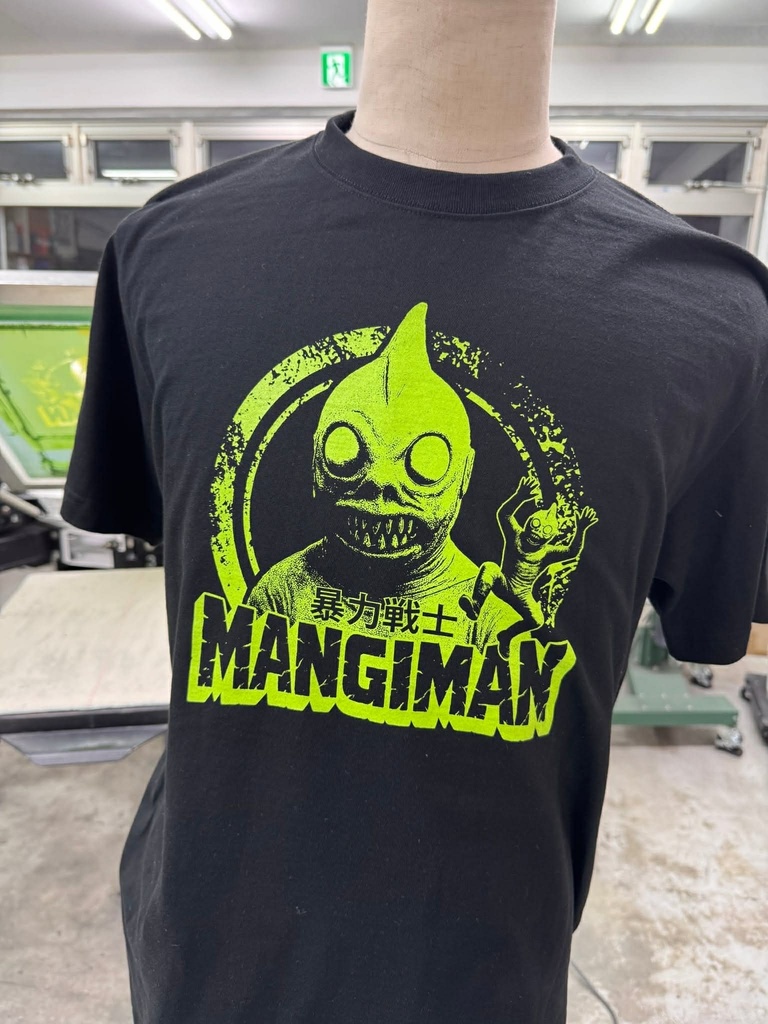 マンギマンＴシャツ(トキシックグリーン)