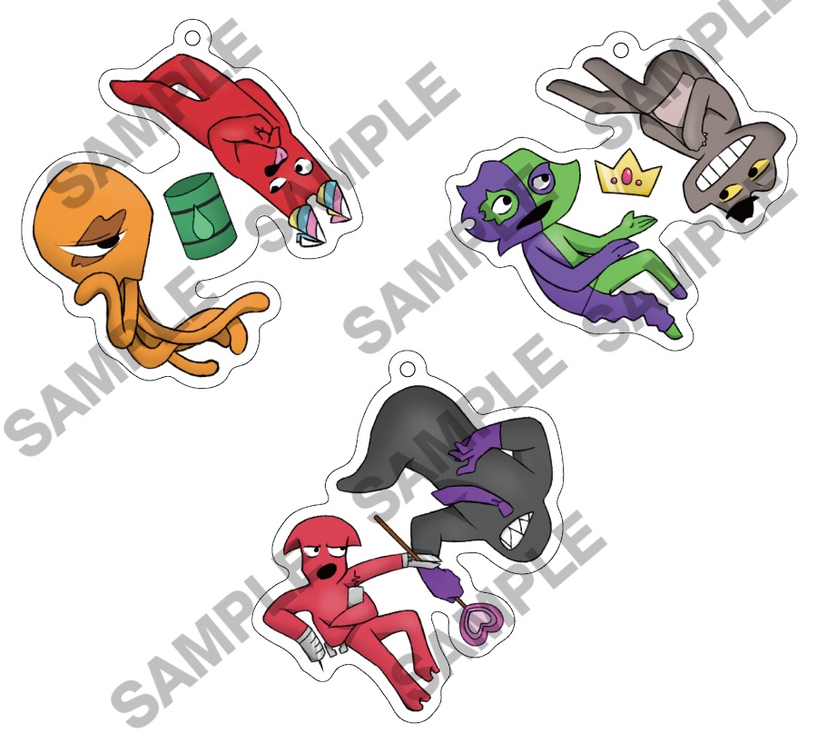 GOB ペアアクキー 各3種