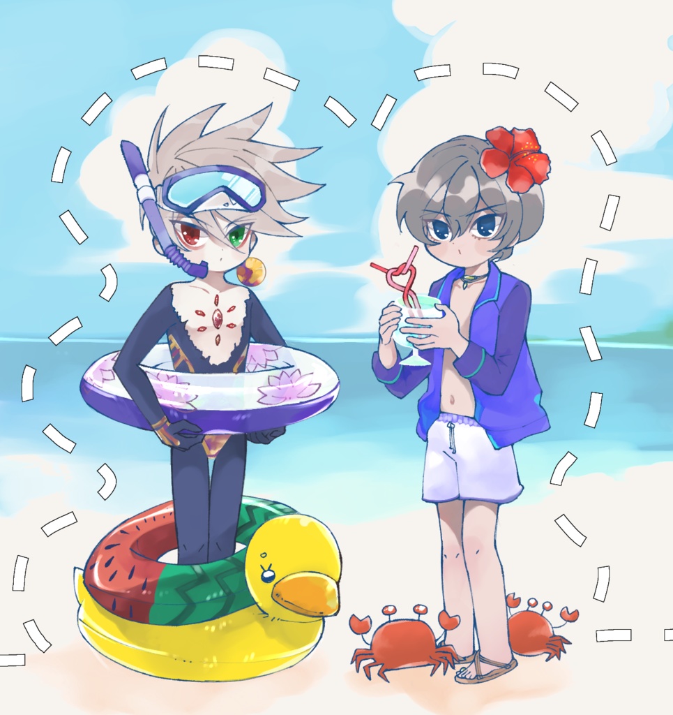 夏！krjnアクリルジオラマ