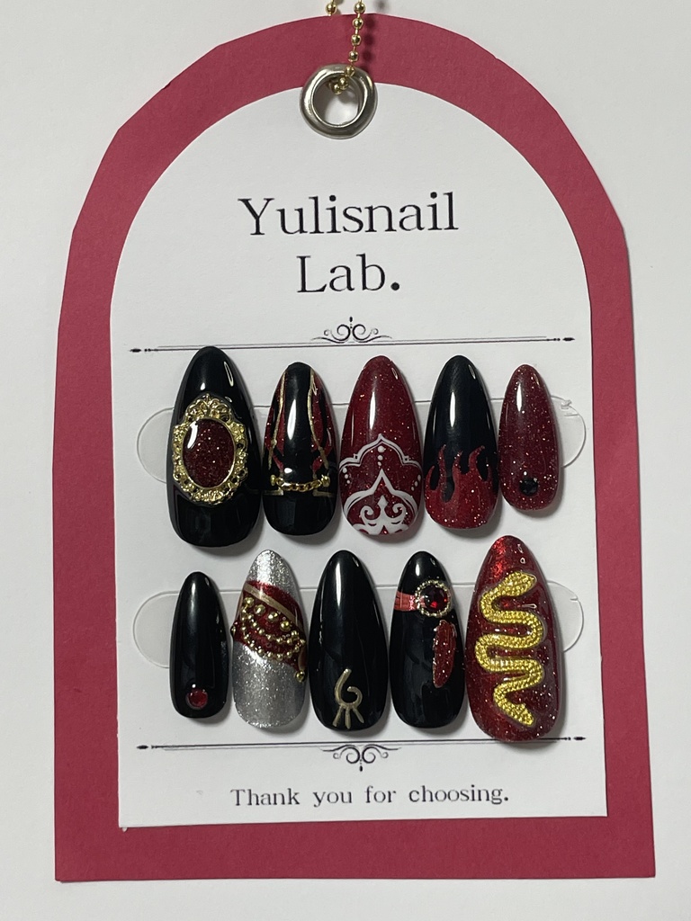 ツイステ風7寮イメージネイル【概念ネイル】