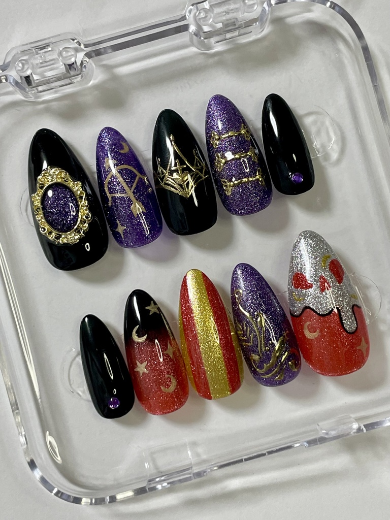 ツイステ風7寮イメージネイル【概念ネイル】