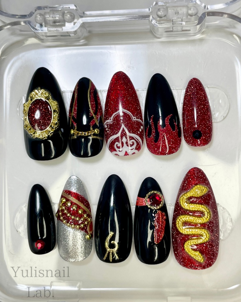 ツイステ風7寮イメージネイル【概念ネイル】