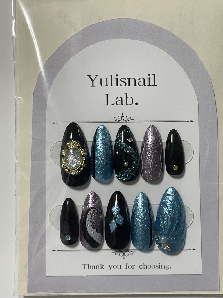 ツイステ風7寮イメージネイル【概念ネイル】