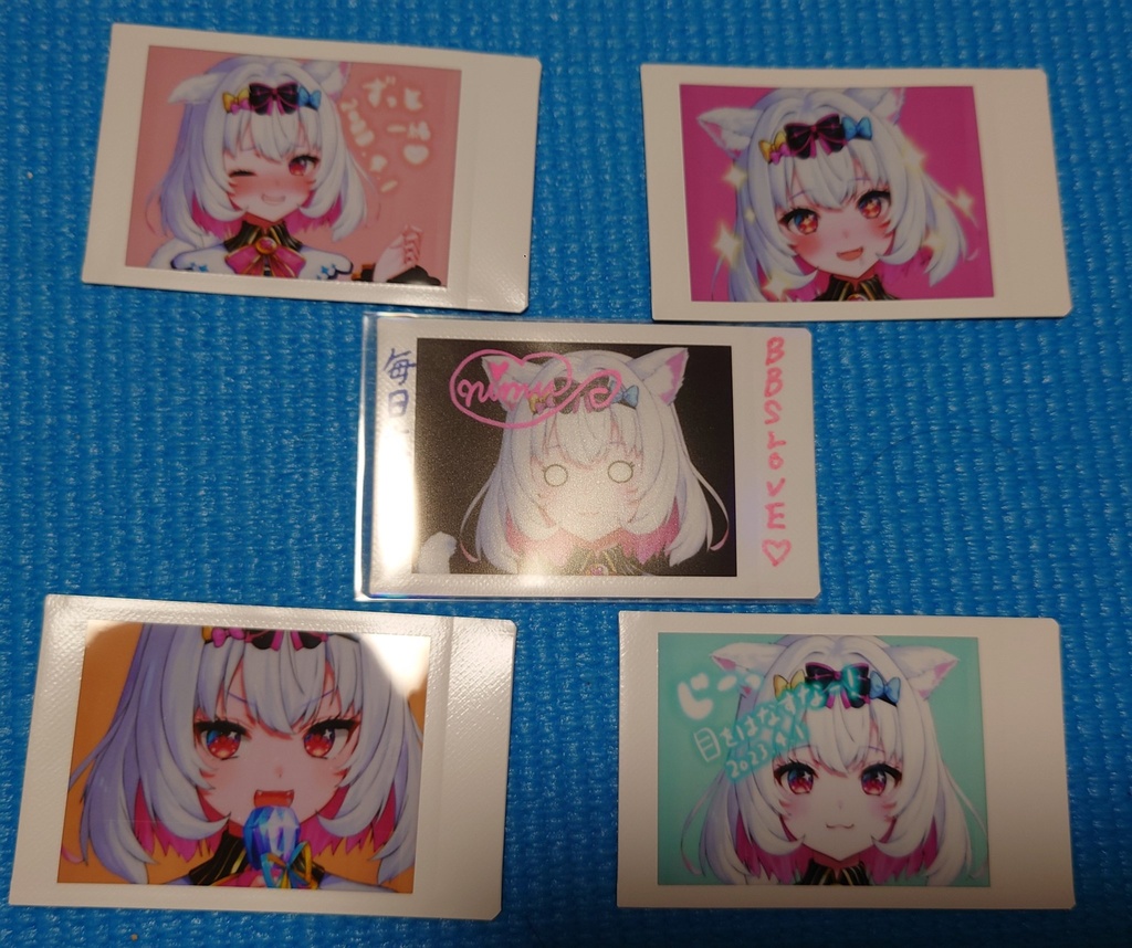 世界で1枚！毎回撮りおろし+宛名＆シンプル落書き＆サイン入りチェキ！ #野村にむ