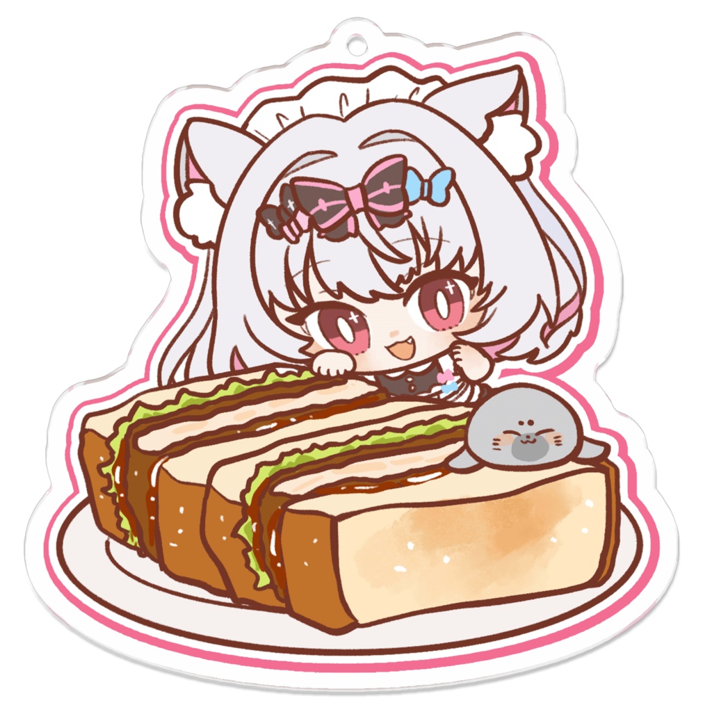 カツサンドアクキー
