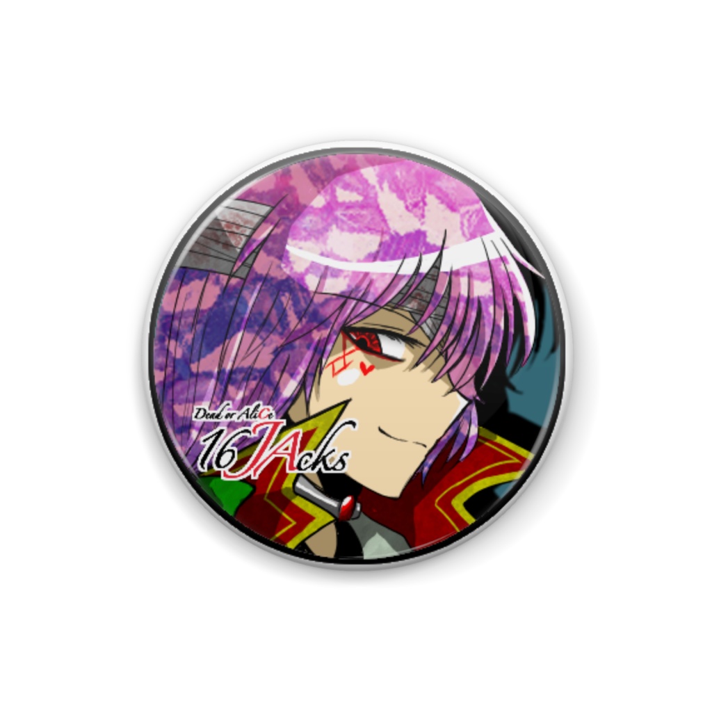 16JA缶バッジ：ルビー＆マリーC