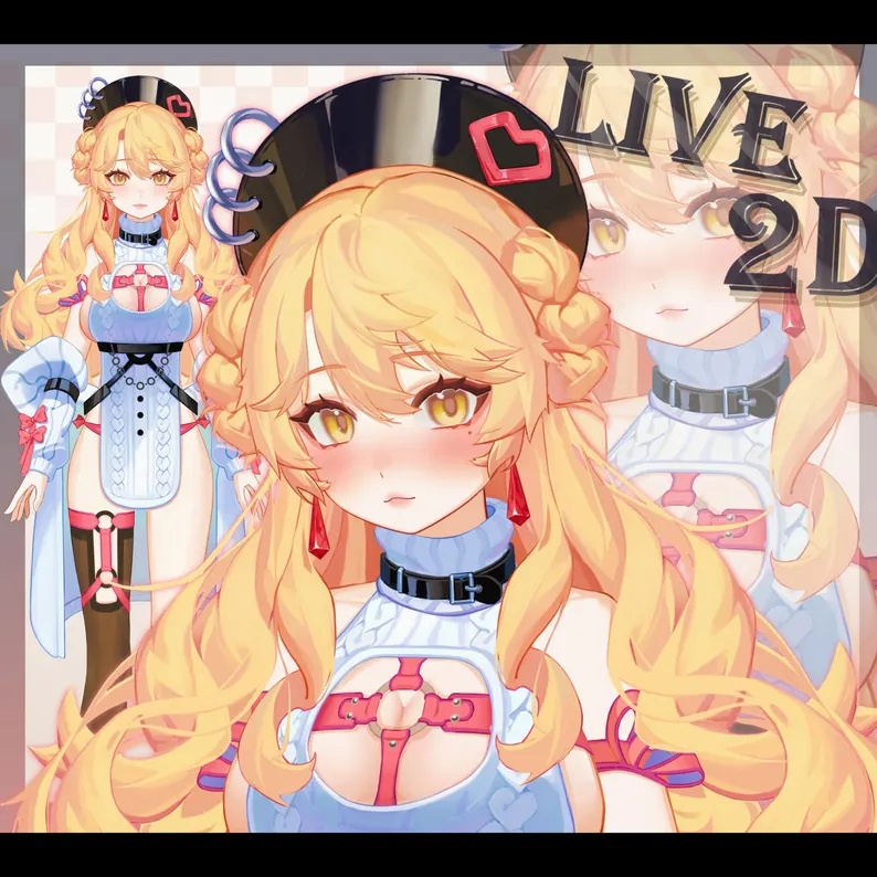 Premade Live2d Model / Golden-haired Girl
