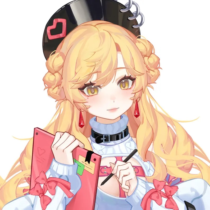 Premade Live2d Model / Golden-haired Girl