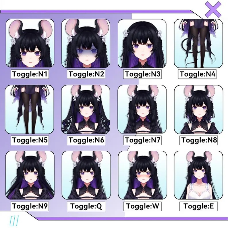 Premade Live2d Model / Mouse Girl