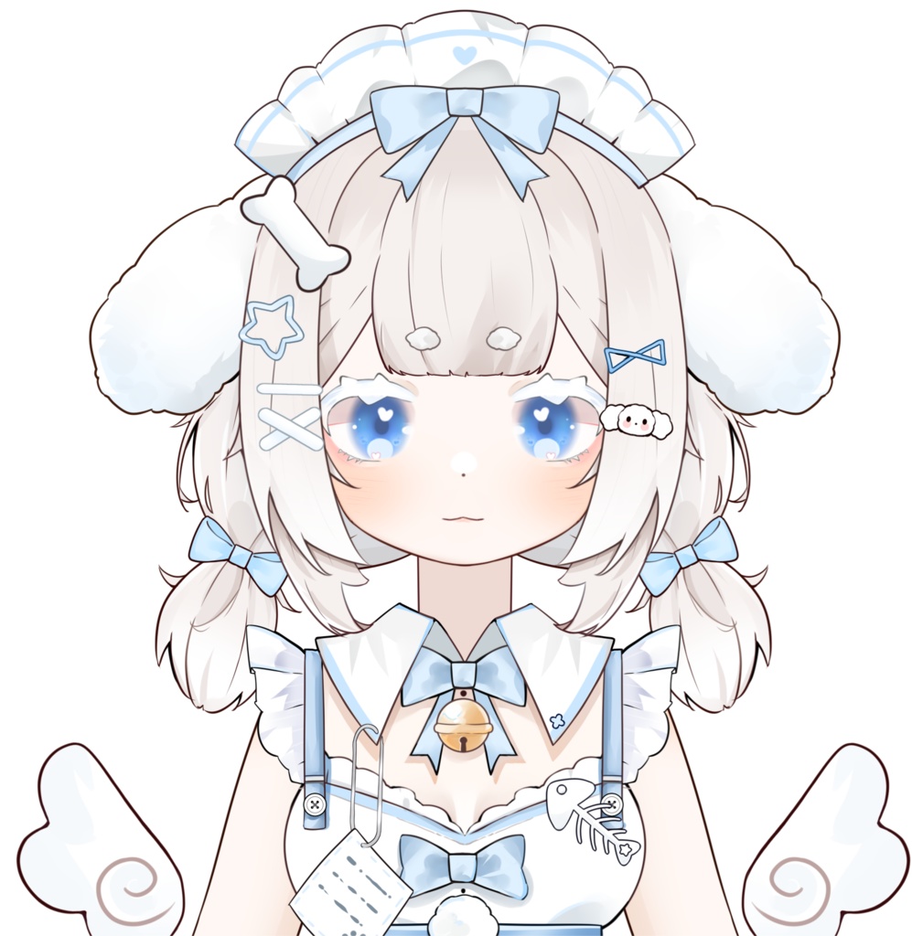 Premade Live2d Model / Dog Maid Girl