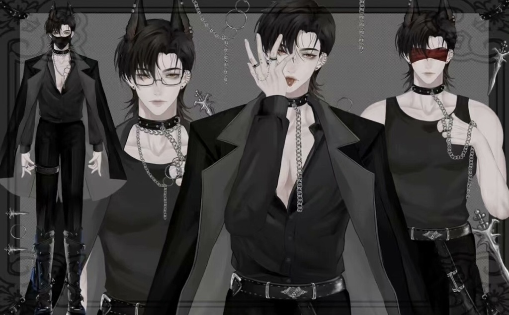 Premade Live2d Model / Wolf Vtuber Model