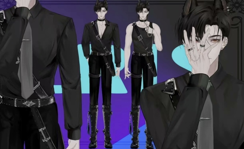 Premade Live2d Model / Wolf Vtuber Model