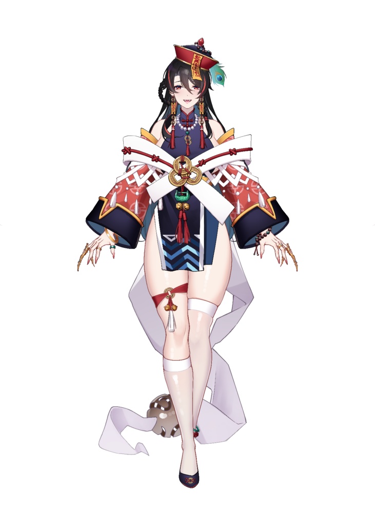 Premade Live2d Model / Jiangshi Zombie Girl Vtuber Model