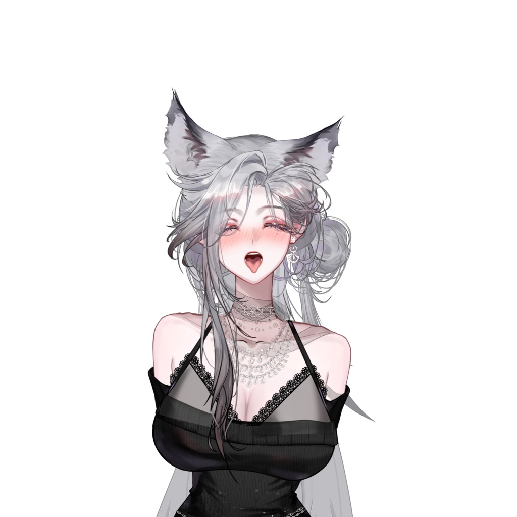 Live2dモデル / Premade Live2d Model / Fox Girl Vtuber Model