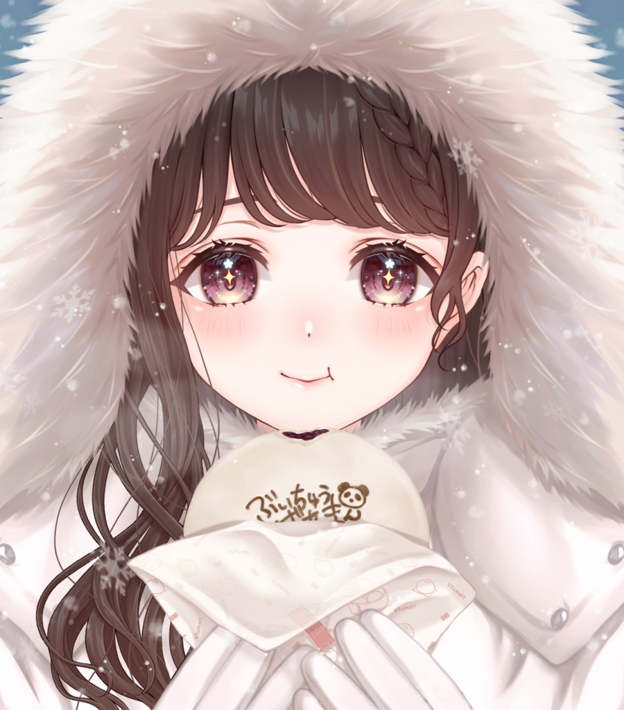 【VTuber向け】肉まんを持つ手【フリー素材】