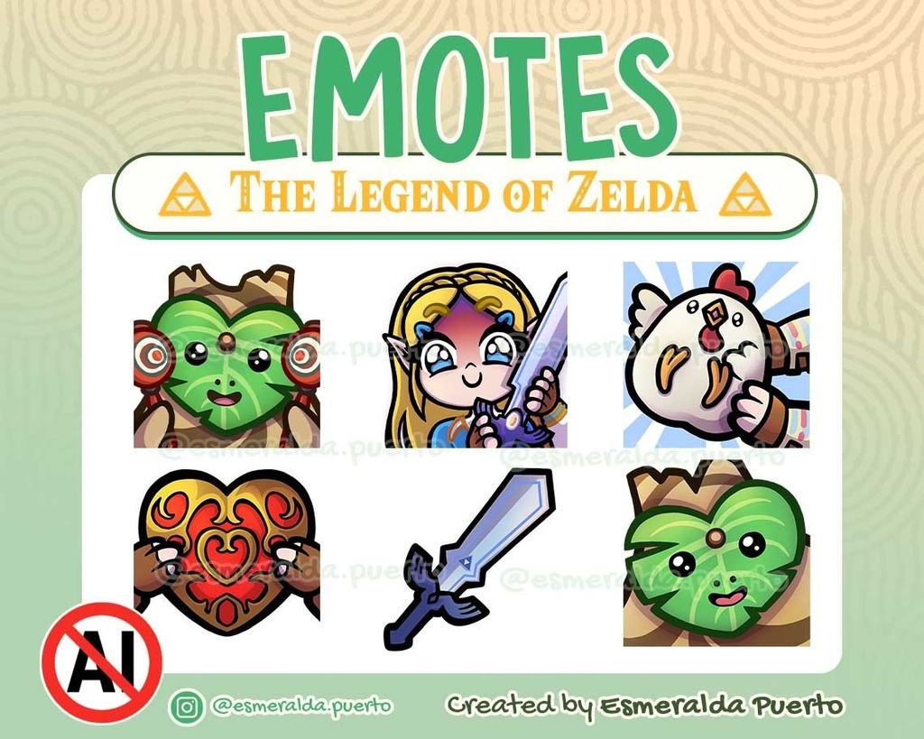 6 The Legend Of Zelda Emotes