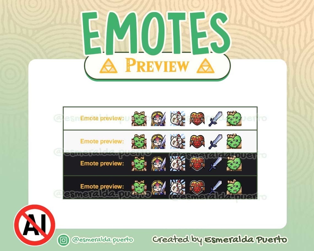 6 The Legend Of Zelda Emotes