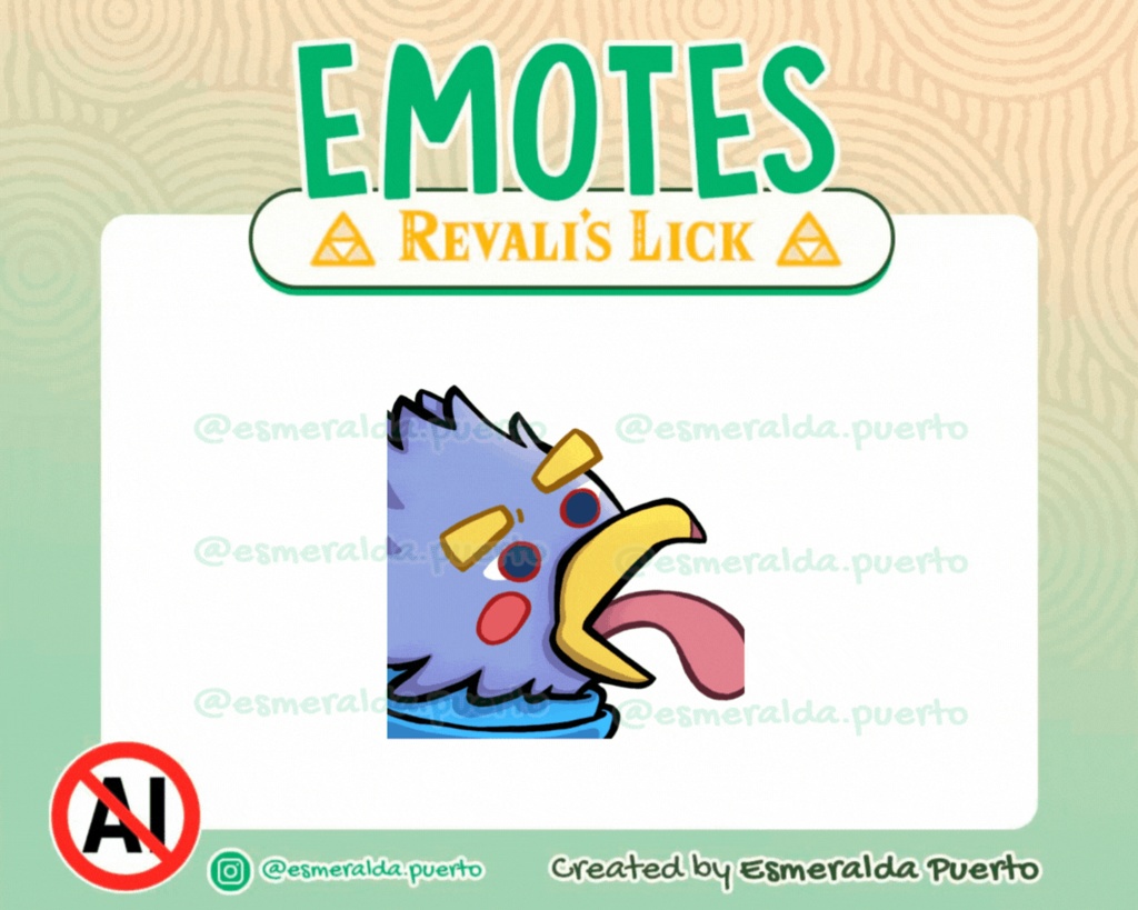 Animated Revali's Lick