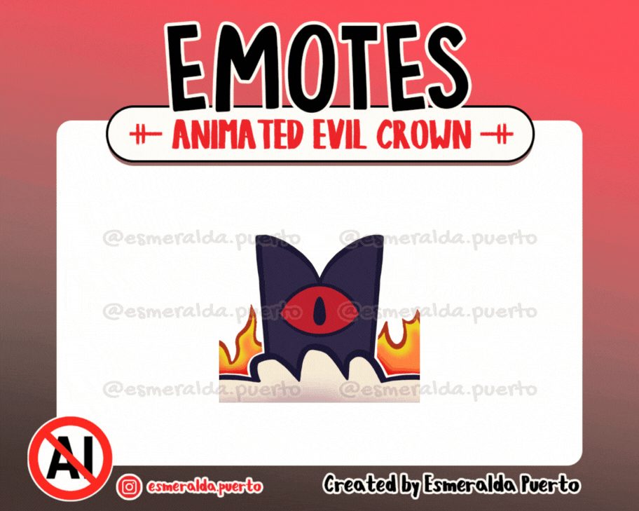 Animated Evil Crown of Cult of the Lamb