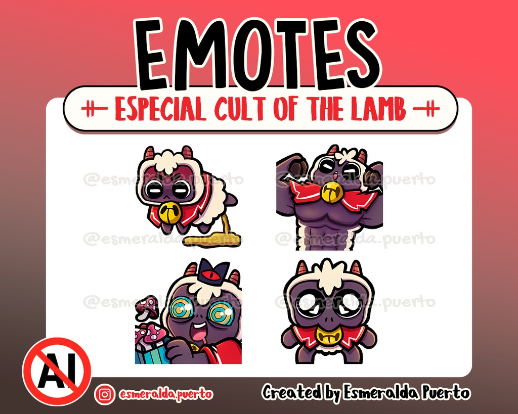 4 Special Cult of the Lamb Emotes