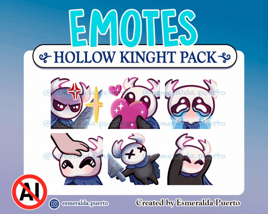 Emotes Pack Hollow Knight
