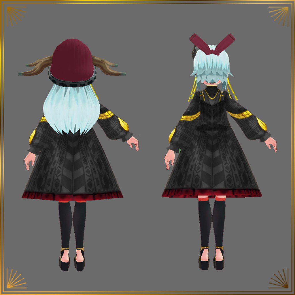 Vroidモデル(アトとマト) | Vroid 3D ato & mato