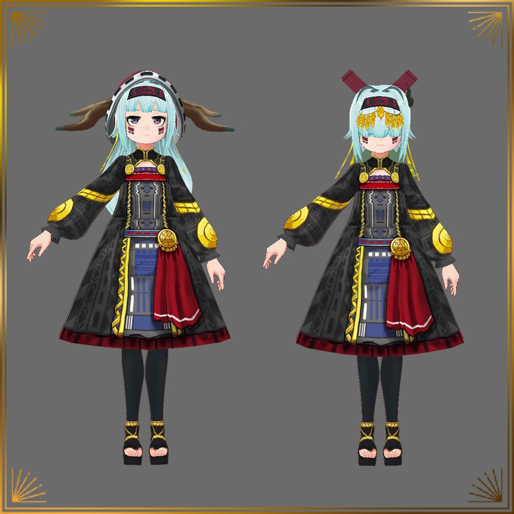 Vroidモデル(アトとマト) | Vroid 3D ato & mato