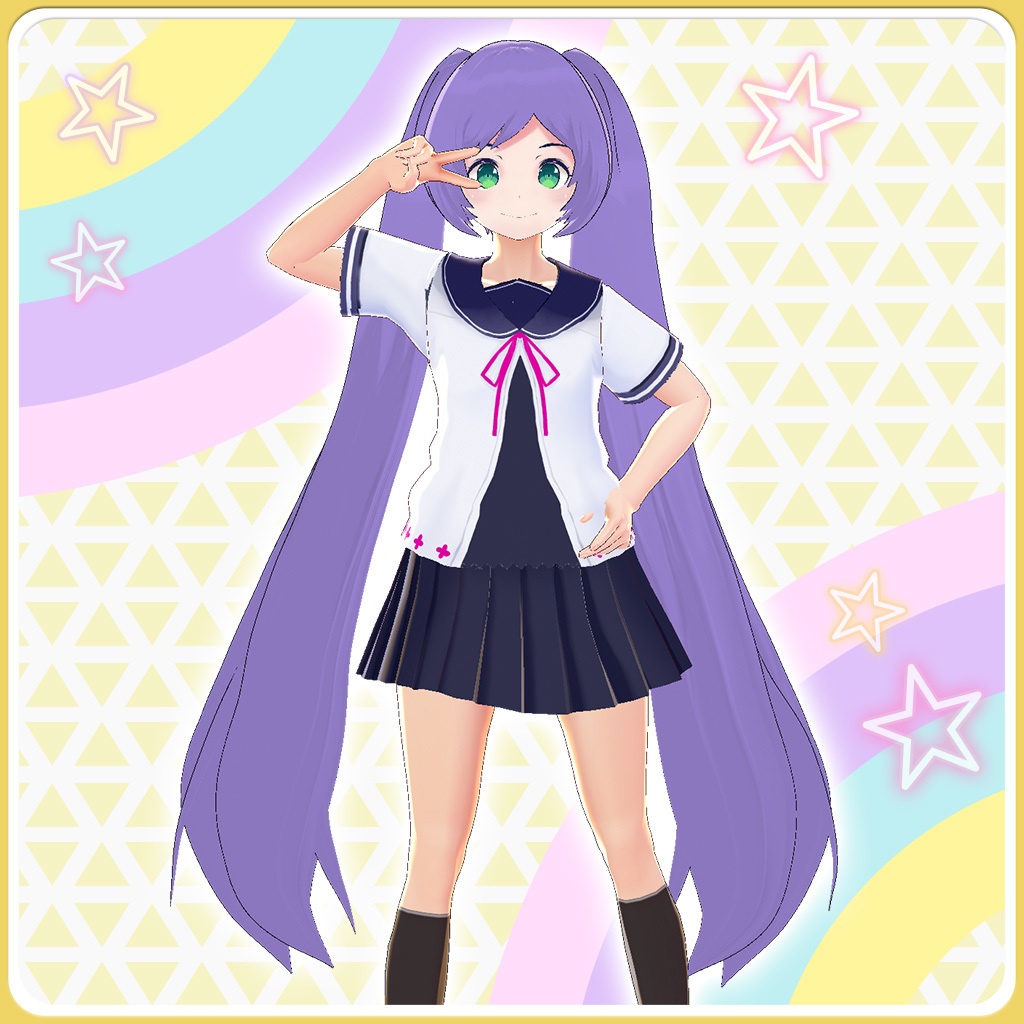 Vroid | ヘアプリセット 第四弾 王道ツインテール