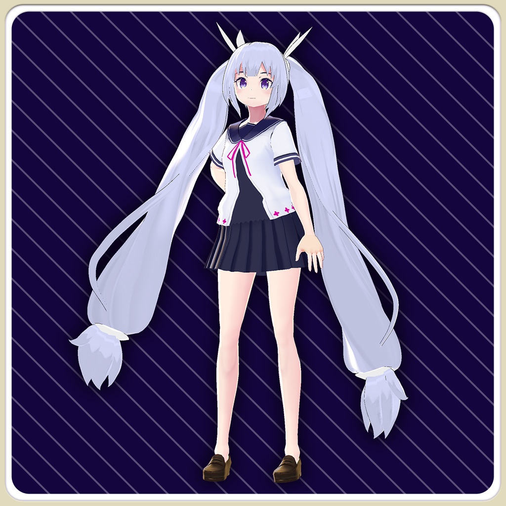 Vroid | ヘアプリセット 第五弾 神ゆるかわツインテール