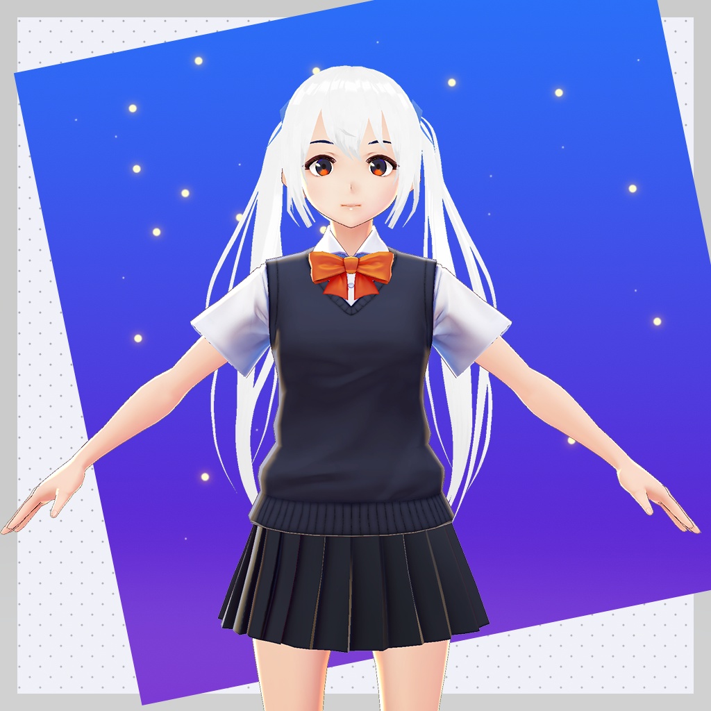 Vroid | ヘアプリセット 第七弾 スマートツインテール