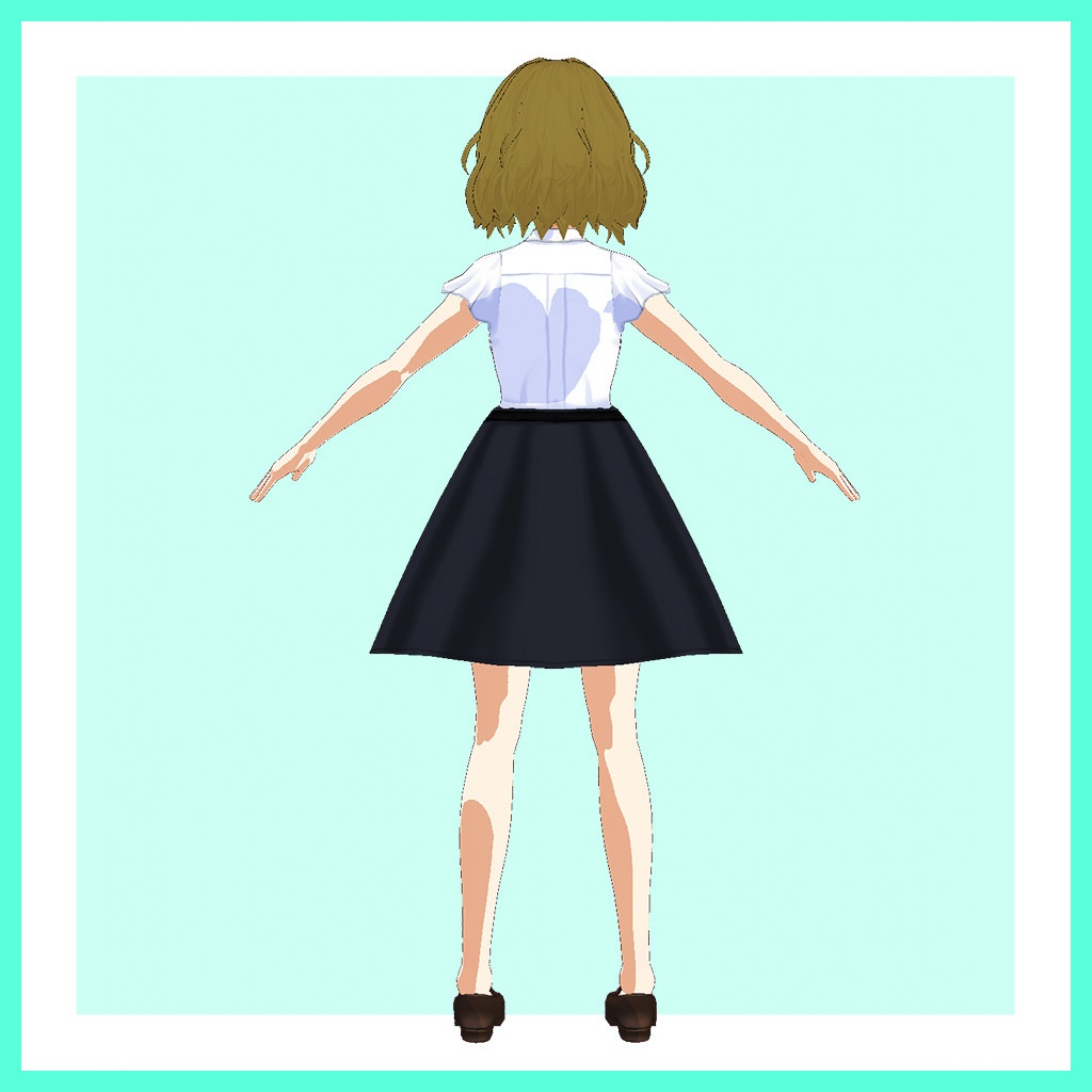 Vroidファッション | テクスチャ 第二弾 フリルブラウスセットアップ