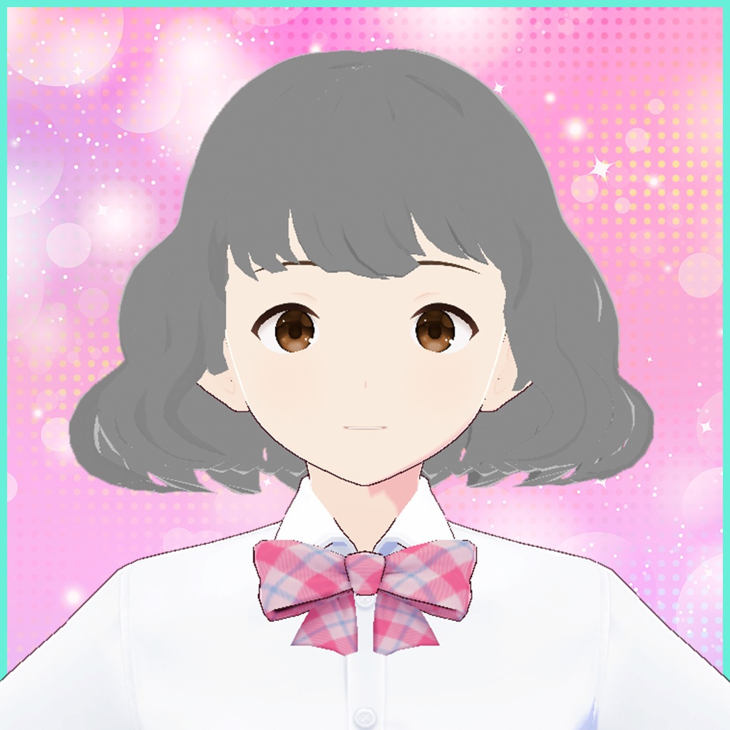 Vroid | ヘアプリセット 第八弾 ゆめカワショートウェーブ